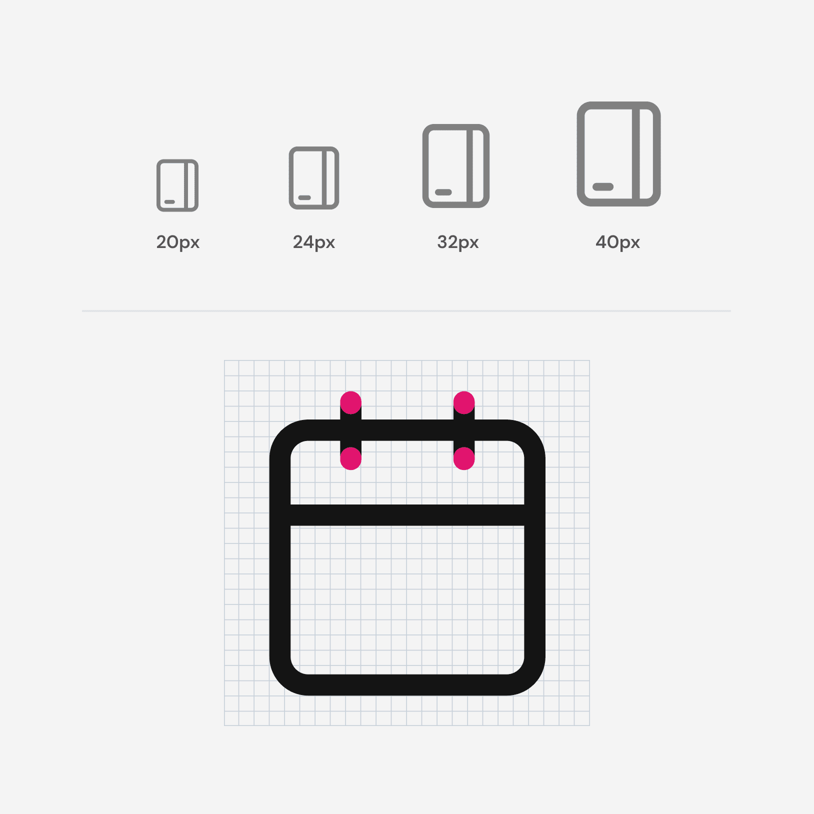 Cobalt system iconography grid