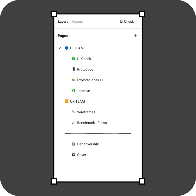 Figma page and file naming conventions